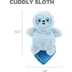 Outward Hound Blanket Buddies Blue Sloth Blacket Treat & Squeaky Dog Toy, Blue -Pet Care Sales 786654 PT5. AC SS1800 V1682628773