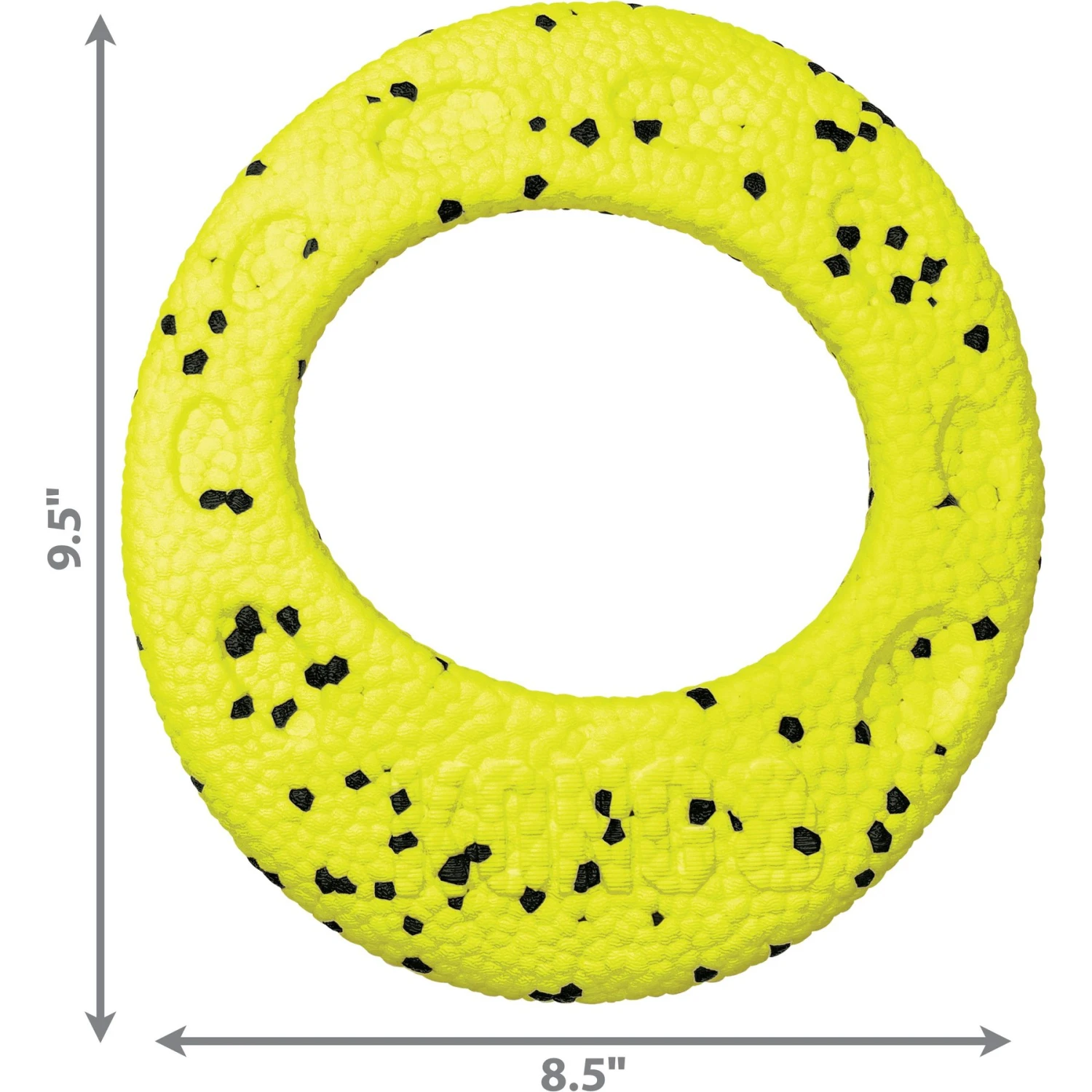 KONG Reflex Flyer Dog Toy, Yellow, Medium 2 KONG Reflex Flyer Dog Toy, Yellow, Medium - Image 2