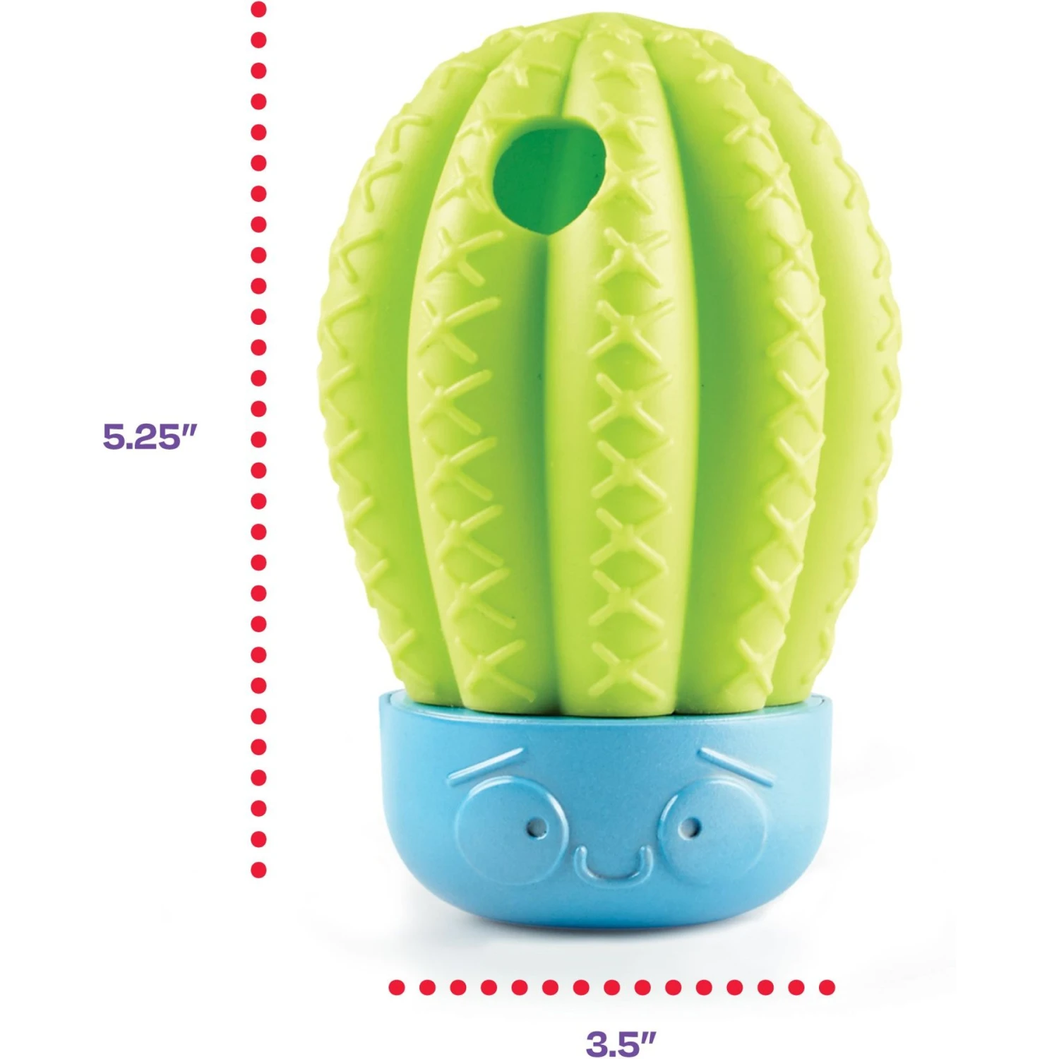 Brightkins Cactus Surprise! Treat Dispensing Dog Toy 2 Brightkins Cactus Surprise! Treat Dispensing Dog Toy - Image 2