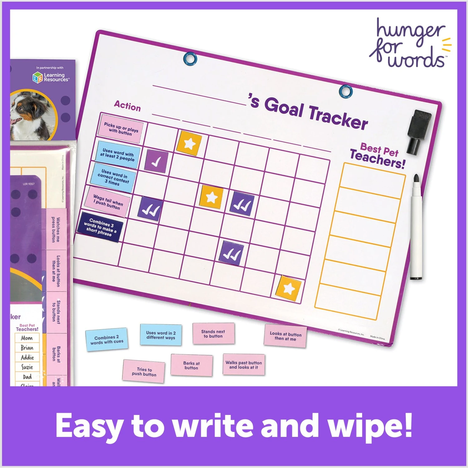Hunger For Words Talking Pet Goal Tracker Dog Toy 2 Hunger For Words Talking Pet Goal Tracker Dog Toy - Image 2