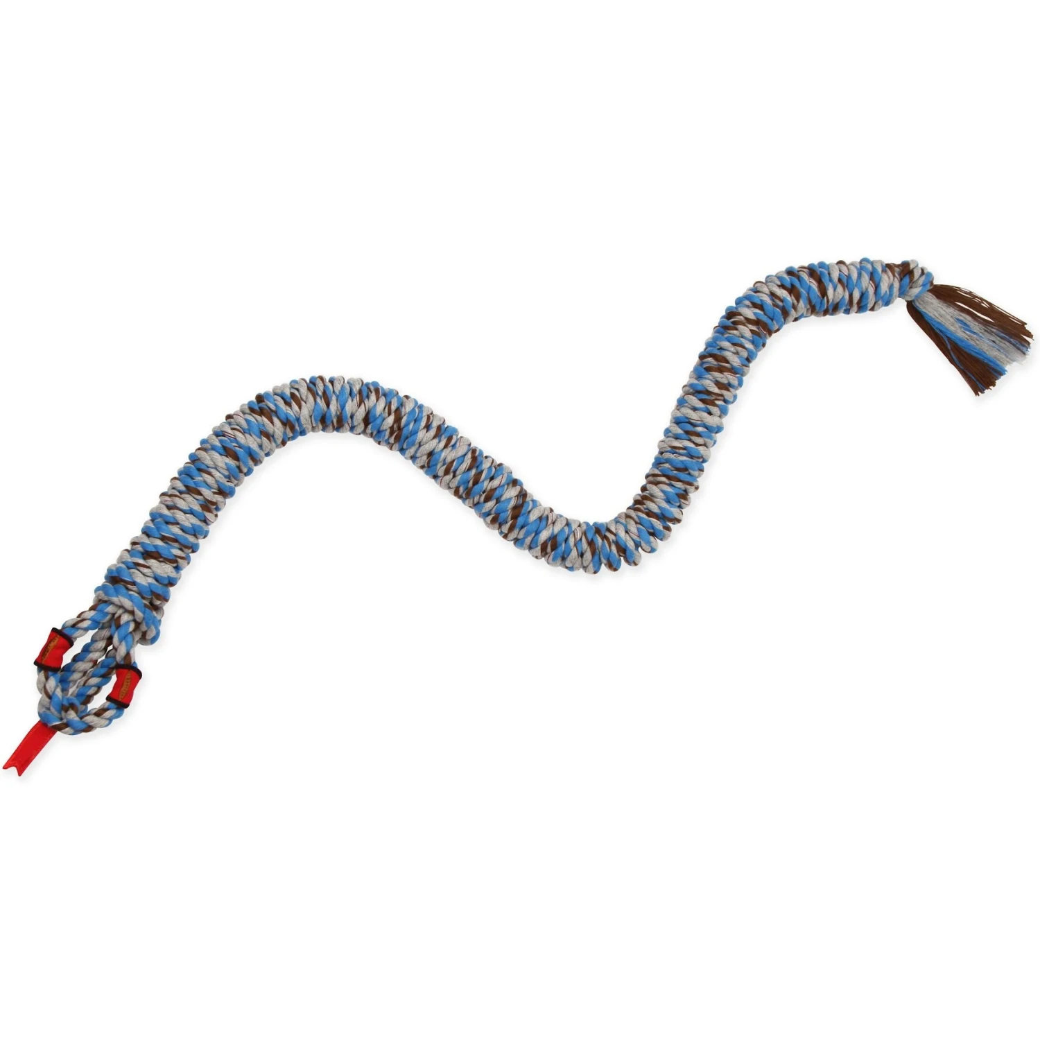 Mammoth SnakeBiter Snake Rope Dog Toy, Color Varies 1 Mammoth SnakeBiter Snake Rope Dog Toy, Color Varies