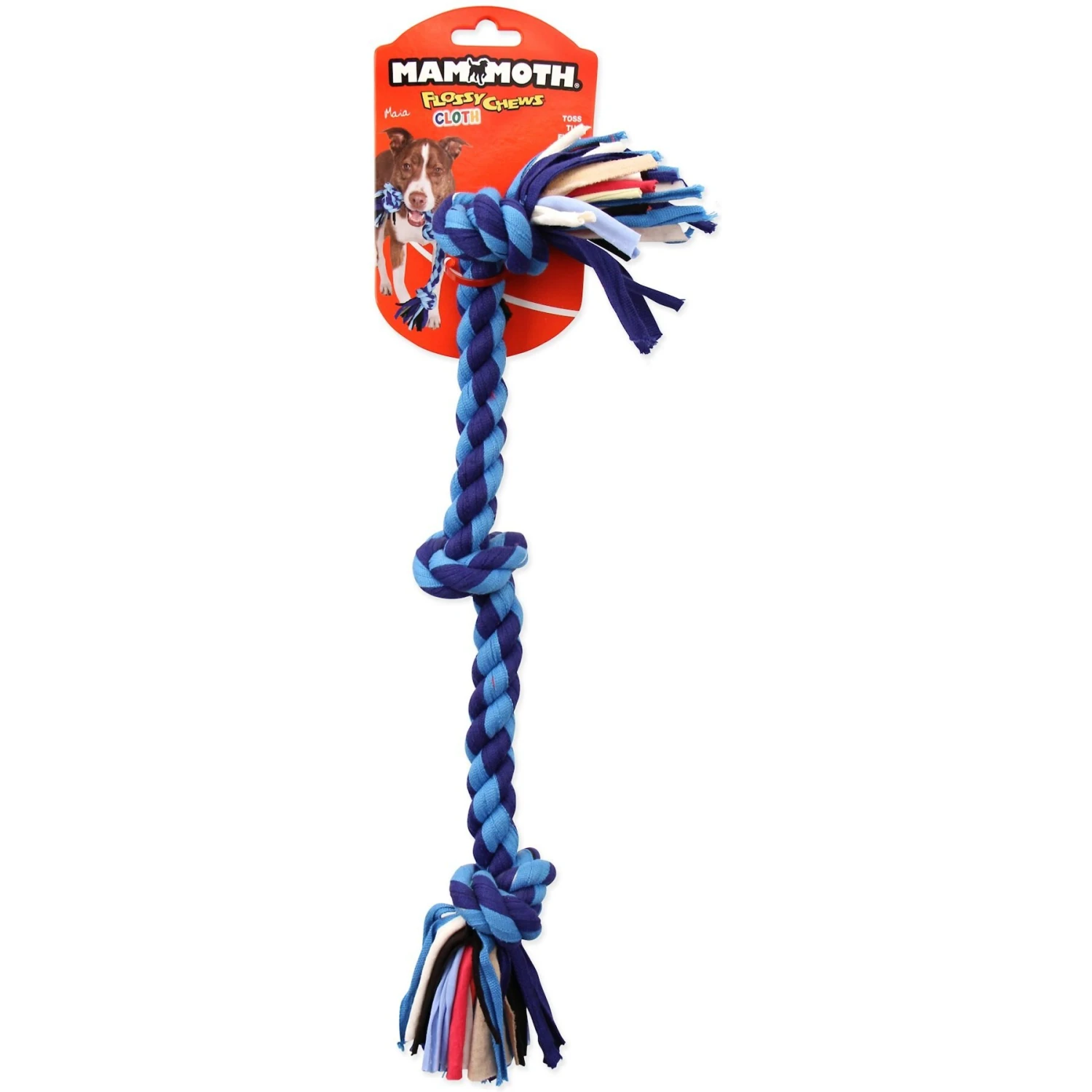 Mammoth Cloth Rope Tug For Dogs, Color Varies 4 Mammoth Cloth Rope Tug For Dogs, Color Varies - Image 4