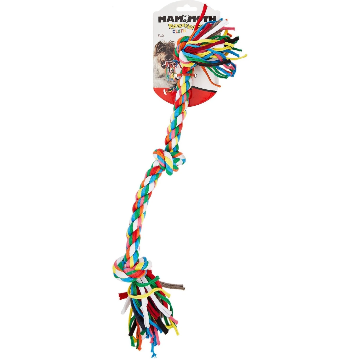 Mammoth Cloth Rope Tug For Dogs, Color Varies 6 Mammoth Cloth Rope Tug For Dogs, Color Varies - Image 6