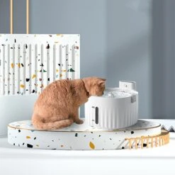 Hanamya Automatic Dog & Cat Water Fountain, White -Pet Care Sales 838862 PT2. AC SS1800 V1682371052