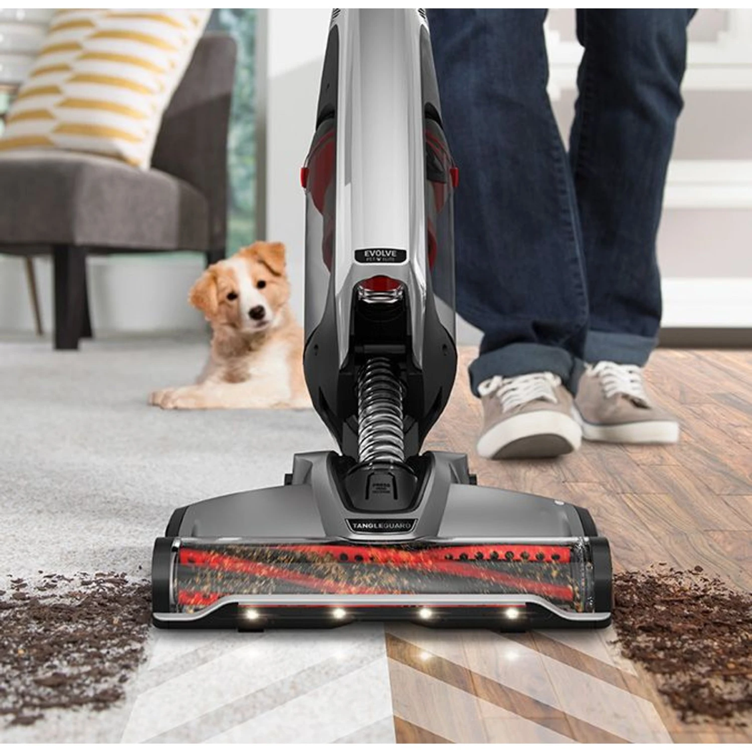 Hoover ONEPWR Evolve Elite Dog & Cat Stain Remover, Gray 2 Hoover ONEPWR Evolve Elite Dog & Cat Stain Remover, Gray - Image 2