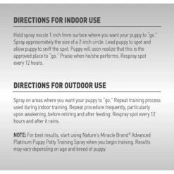 Nature's Miracle House-Breaking Potty Training Spray -Pet Care Sales 846126 PT2. AC SS1800 V1701115838