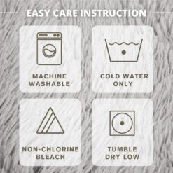 Friends Forever Luna Donut Faux Fur Cozy Cave Covered Dog Bed With Hooded Blanket -Pet Care Sales 851382 PT6. AC SS1800 V1683834960