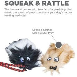 Outward Hound Tail Teaser With Refill Dog & Cat Teaser Toy -Pet Care Sales 85934 PT3. AC SS1800 V1636519926