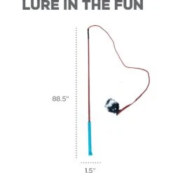 Outward Hound Tail Teaser With Refill Dog & Cat Teaser Toy -Pet Care Sales 85934 PT5. AC SS1800 V1636501607