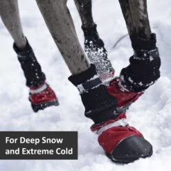 Muttluks Deluxe Winter Dog Boots With Waterproof Fabric, 4 Boots -Pet Care Sales 897774 PT2. AC SS1800 V1689797452