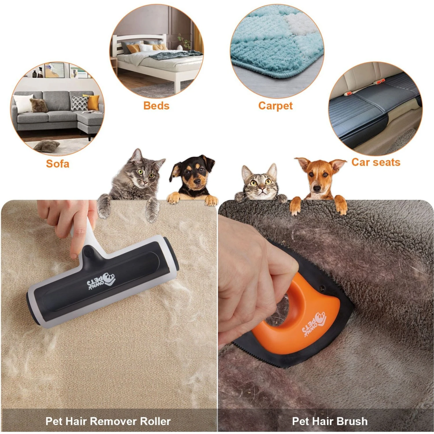 Ownpets Pet Hair Remover & Reusable Dog & Cat Stain Remover 2 Ownpets Pet Hair Remover & Reusable Dog & Cat Stain Remover - Image 2