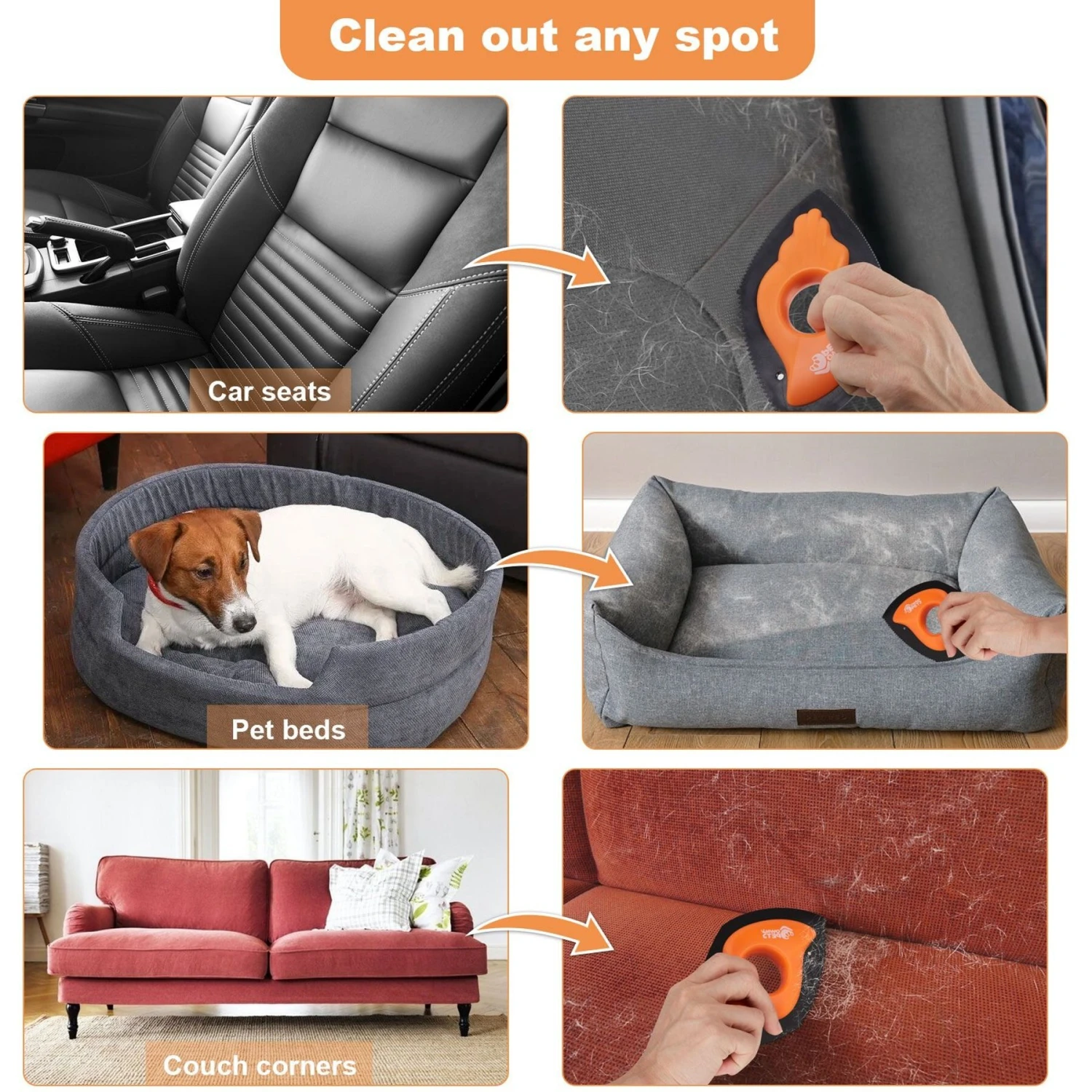 Ownpets Pet Hair Remover & Reusable Dog & Cat Stain Remover 6 Ownpets Pet Hair Remover & Reusable Dog & Cat Stain Remover - Image 6