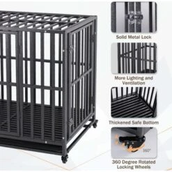 SMONTER Two Doors Heavy Duty Dog Crate -Pet Care Sales 904190 PT3. AC SS1800 V1688398360