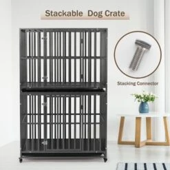 SMONTER Two Doors Heavy Duty Dog Crate -Pet Care Sales 904190 PT6. AC SS1800 V1688398365