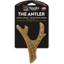 Spunky Pup The Antler Elk Dog Toy, Brown