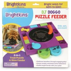 Brightkins DJ Doggo Puzzle Feeder Dog Toy 12 Brightkins DJ Doggo Puzzle Feeder Dog Toy -Pet Care Sales 930054 PT5. AC SS1800 V1698765996