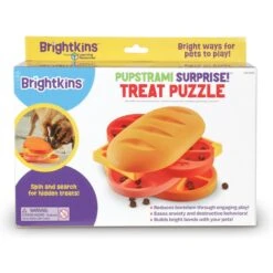 Brightkins Pupstrami Surprise! Treat Puzzle Dog Toy -Pet Care Sales 930102 PT5. AC SS1800 V1698765996