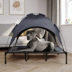 Pet Adobe Elevated Canopy Dog Bed