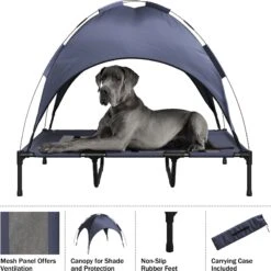 Pet Adobe Elevated Canopy Dog Bed 13 Pet Adobe Elevated Canopy Dog Bed -Pet Care Sales 944486 PT4. AC SS1800 V1694022900