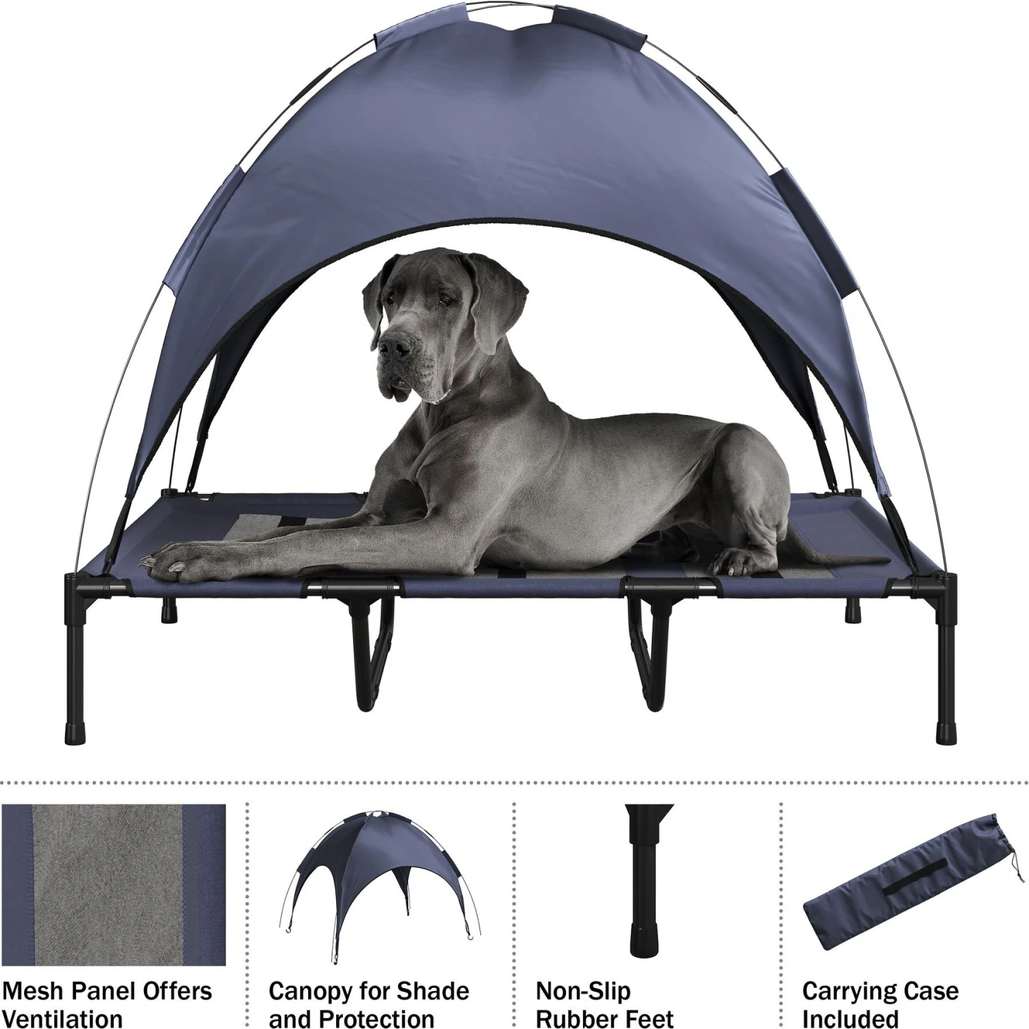 Pet Adobe Elevated Canopy Dog Bed 5 Pet Adobe Elevated Canopy Dog Bed - Image 5