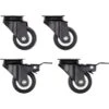 MidWest Sub-Pack Skudo Travel Dog & Cat Carrier Caster Wheel, 4 Count