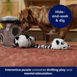 Frisco Volcano Hide & Seek Puzzle Plush Squeaky Dog Toy & Frisco Trash Can & Raccoons Hide & Seek Puzzle Plush Squeaky Dog Toy -Pet Care Sales 962054 PT8. AC SS1800 V1694783037