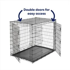 Frisco XX-Large Heavy Duty Double Door Wire Dog Crate, 54 Inch -Pet Care Sales 97489 PT3. AC SS1800 V1667228484