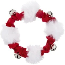 Frisco Holiday Dog & Cat Santa Hat, 1 Count & Frisco Jingle Bells Dog & Cat Holiday Collar With Bells, 1 Count -Pet Care Sales 986254 PT5. AC SS1800 V1698258055
